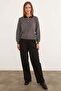 Basic Polo Neck Half Button Knit Sweater - 3