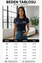 Dark Navy Fitted/Fitted Crop T-Shirt - 7