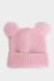 Baby Girl Pompom Eared Knitted Beanie C8164A524Wn