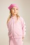 Heart Printed Thick Sweatshirt Fabric Zippered Sweathirt Cardigan Baby Girl I0212A526Au - 4