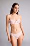Lace Detailed Tulle Unlined Non-Padded Underwire Balconette Light Pink Bra F7031Ax26Sp - 2