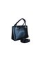 Duki Daso Black Women's Hand and Shoulder Bag with Bow Detail |   Summer T8460 Black 3 Compartments with Zipper Pocket - 2