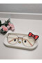 Hello Kitty Glasses Stand and Jewelry Tray – Desktop Organizer, Decorative Accessory Holder - 4