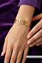 Minimalist Italian Style Laser Engraved Women's Cuff Bracelet with Carved Floral Motif - 2