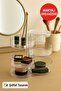 4-Tier Clear Rotating Organizer – Jewelry, Makeup and Accessory Organizer, Portable Design Transparent - 4