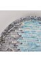 Pure Sedef 35 X4Cm. Black/Blue Pearlescent Mosaic Tray - 8