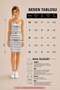 Women's Thin Strap Striped Midi Dress - 5