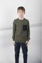 CHILDREN'S KNITWEAR SWEATER WITH POCKET DETAIL(C22-18937)