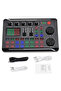 Live Sound Card And Audio Interface With DJ Mixer Effects Voice Changer Bluetooth-compatible Mixer F - 4