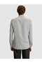 Gray Slim Fit Long Sleeve Shirt 50316768-Vr024 - 6