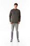 3 Thread Embossed Crew Neck Sweatshirt - 6