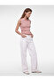Half Buttoned Knitwear Polo Neck Sleeveless Blouse