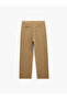 Regular Fit Pocketed Viscose Blended Pleated Fabric Trousers - 7