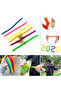 6Pcs Random Color 6 Pcs DIY Soft Noodle Elastic Rope Toys Stretch String Stress Relief Toy Stretch - 6