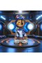 Dog 31x62.6inch Laser 3D Paw Patrol Cartoon Dog Balloon Ryder Chase Skye Everest Aluminum Film Ballo
