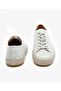 Men's Sand Genuine Leather Sneaker Shoes 5Y1Sa18483 - 7