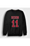 Unisex Black Tetsuya Kuroko 11 Seirin Sweatshirt 605138Tt
