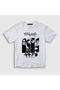 Unisex Children's White Whiplash K Pop Aespa T-Shirt 590088Tt