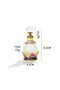 4pcs Crystal Perfume Essential Oil Bottle 15ml D9340 - 3