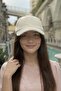 Women's Seasonal Corduroy Cream Hat |   Daily Adjustable Baseball Cap - 3