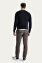 Slim Fit Slim Fit Lycra Velvet Trousers - 3