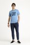 Printed Slim Fit Crew Neck Cotton T-Shirt - 2