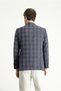 Classic Linen Plaid Jacket - 4