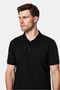 Regular Fit Polo Collar Embroidered 100% Mercerized Cotton T-Shirt - 4