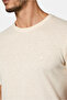 Crew Neck Slim Fit Embroidered Cotton Lyocell T-Shirt - 2