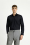 Long Sleeve Slim Fit Slim Fit Cotton Non Iron Satin Classic Shirt - 5