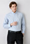 Long Sleeve Regular Fit Buttoned Collar Cotton Oxford 4 Season Shirt