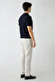 Regular Straight Fit Linen Sports Trousers - 5