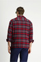 Long Sleeve Oversized Extra Comfortable Cut Plaid Cotton Shacket Lumberjack Shirt - 7