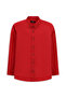 Long Sleeve Regular Fit Button Collar Linen Look Sports Cotton Shirt - 2