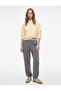 Three-Threaded, Ruffled, Pocketed, Tie-Waist Jogger Sweatpants