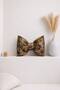 Leopard Patterned Bow Throw Pillow – 45X40 cm