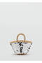 Sequined Mini Basket Bag - 3