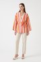 Striped Kimono Y0167 - Mercan - 2