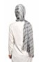 Logo Shawl - Light Gray - 4
