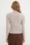 Shoulder Shoulder Pad Piece Double-Breasted Collar Blouse - 8
