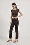 Side Gathered Sleeveless Bodysuit - 4