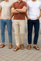 Men's Faux Leather Orthopedic Comfortable Sole Men's Slippers Ultra Comfortable - 2
