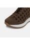 Large Size Sports Shoes Brown Knitted Genuine Leather - 6