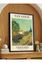Vincent Van Gogh Landscape One Piece Black Wooden Framed Painting - 2