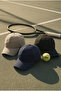Unisex Sports Mesh Mercerized Tennis Cap Summer Navy Blue - 5