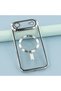 iPhone 17 Air Dazzling Color Magnetic Case for, MagSafe Compatible with Built-in Camera Lens Protector, Slim Luxury TPU + Glass Cover - 4