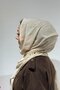 Aerobin Stone Color Cotton Shawl - 4