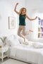 Women's Green Buttonless Crew Neck Athlete Bermuda Homewear - Viscose Sleeveless Capri Pajama Set - 4