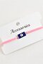 Rectangular Evil Eye Macrame Braided Bracelet - Pink - 3