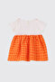Baby Girl Orange Dress - 2